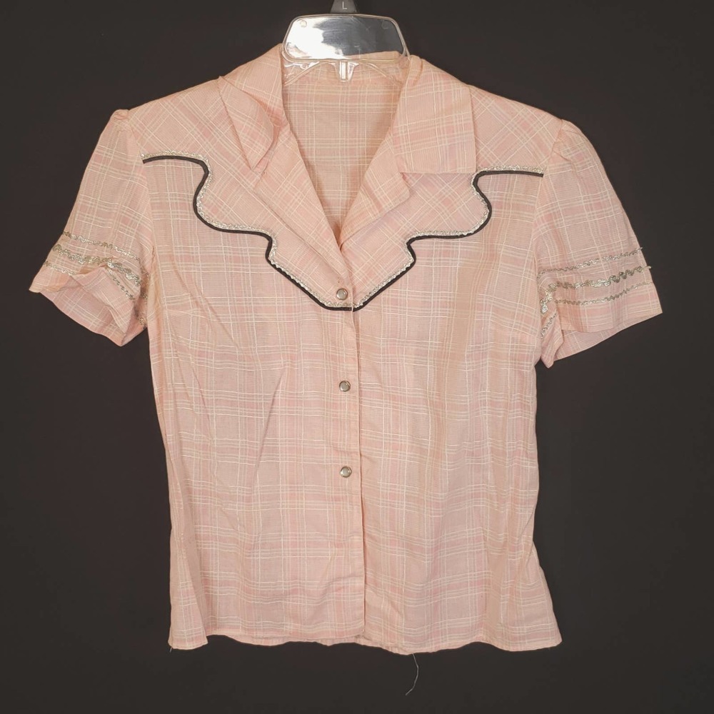 Vintage Handmade Pink Skirt Set